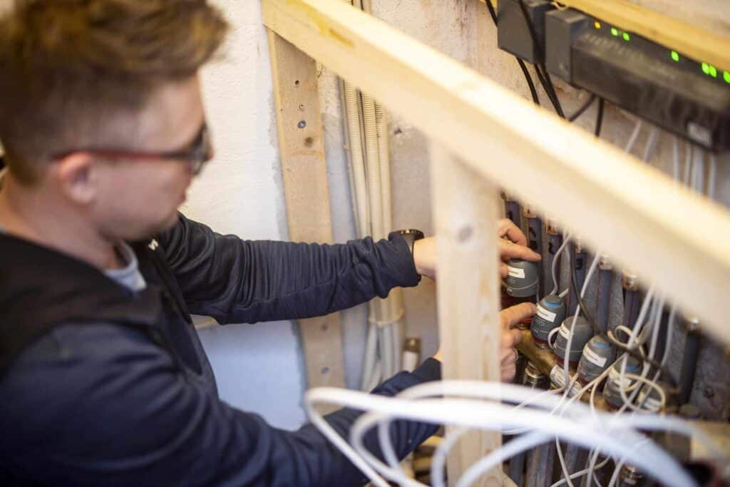 Gribskov VVS på arbejde